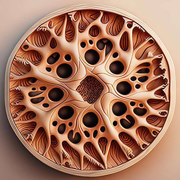 3D модель Monophleboides гимнокарпи (STL)